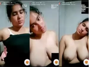 Desi Girl Shows Her Boobs On VC