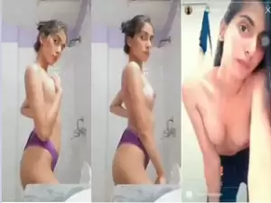 Desi Slim Girl Record Video For Lover