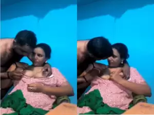 Exclusive- Sexy Indian Wife Boob Sucking By Hubby