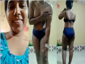 Desi Shy Girl Shows Boobs