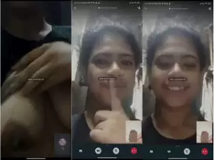 Cute Desi Girl Shows Her Big Boobs On VC