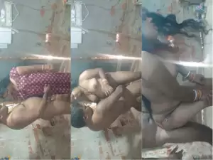 Desi Boudi Boobs Sucking and Fucking