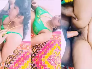 Desi Telugu Bhabhi Blowjob and Fucking