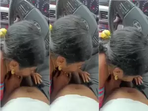 Desi Wife Blowjob in Car