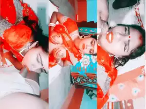Horny Desi Wife Blowjob and hubby Cum On Her Face