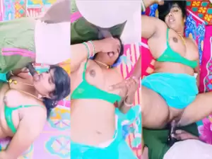 Desi Telugu Bhabhi Blowjob and Fucking