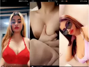 Horny Desi Girl Play With Her Boobs