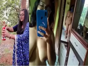 Sexy Chubby Girl Record Selfie