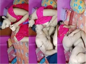 Desi Boudi Blowjob and Fucking Part 1