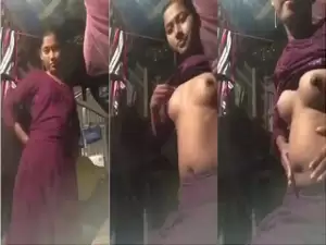 Desi Vlg Girl Shows Boobs