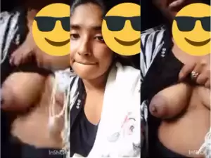 Cute Desi Girl Shows Boobs