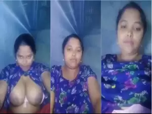 Desi Girl Shows Her Big Boobs