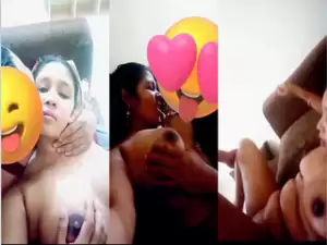 Desi Wife Boobs Sucking and Fucking