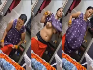 Desi Bhabhi Boobs Video Record By Hubby