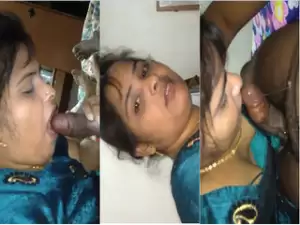 Sexy Desi Wife Blowjob