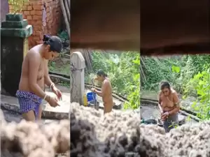 Desi Bhabhi Bathing Capture In Hidden Cam Part 1
