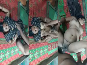 Desi Boudi Boobs pressing and FUcking