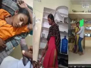 Desi maid Pussy Licking By owner Son