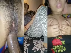 Sexy Latika Bhabhi Boobs Pressing and Fucking