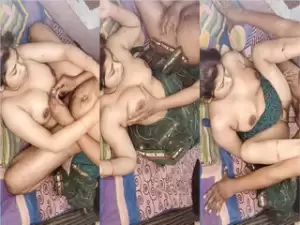 Sexy Mamta Bhabhi Boobs Pressing and Fucking Part 2