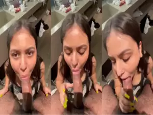 Sexy Desi Girl Blowjob