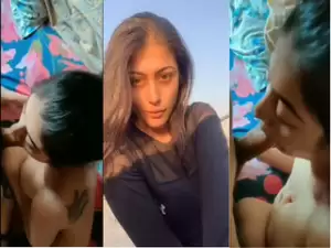 Sexy Desi Girl Sucking Dick