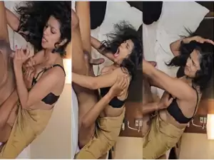 Sexy Desi Model Lavanya Manickam Blowjob