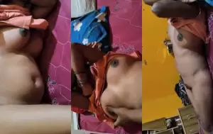 Desi Wife Boobs Pressing and Fucking