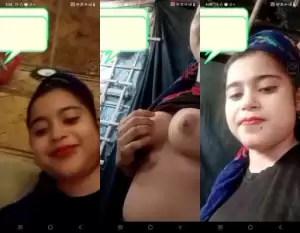 Cute Indian Girl Shows Her boobs