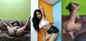 Horny Desi Girl Masturbating and Shows Nude Body Part 3