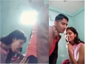 Exclusive- Sexy look Desi Girl Blowjob and Hard Fucked By lover