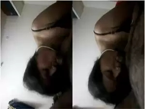 Exclusive- Hot Look Desi Bhabhi Give Nice Blowjob To Hubby