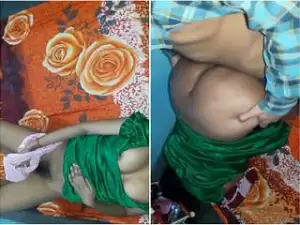 Exclusive- Desi Girl Boob Pressing and Hard Fucked By Lover
