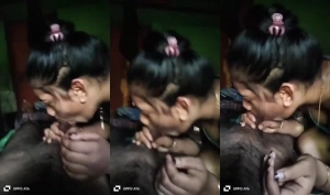 Cute Desi mall Suking Dick