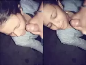 Today Exclusive- Priya chowdhury facial her face with cum