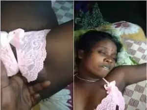 Exclusive- Desi Village Wife Pussy Fingering and Cum