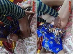 Today Exclusive- Sexy Lata Bhabhi Handjob and Hard Fucked By Hubby