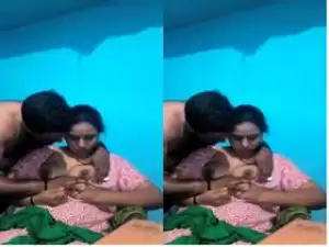 Sexy MAllu Bhabhi Boob Sucking By Hubby