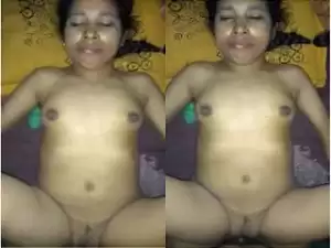 Today Exclusive- Desi Village Bhabhi Boob pressing and Hard Fucked BY Hubby Part2