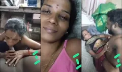 Desi Tamil Wife Blowjob and Fucking