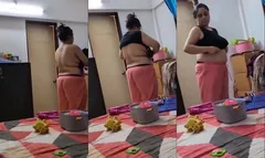Desi Wife Boobs Video Record By Hubby