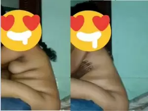 Today Exclusive- Horny Tamil Wife Strip her Cloths and Boob press By Hubby Part 1