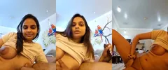 Sexy Desi Girl Shows Nude Body and Play With Lover Dick