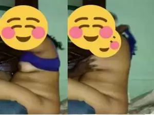 Today Exclusive- Horny Tamil Wife Strip her Cloths and Boob press By Hubby Part 2