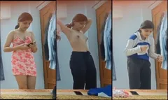 Cute Desi Girl Shows Boobs
