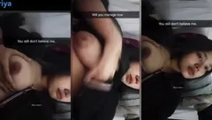 Sexy Desi Girl Boobs Pressing