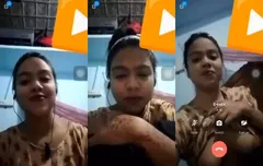 Sexy Desi Girl Shows Boobs On VC