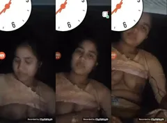 Horny Desi Girl Paly With her Boobs