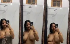 Desi Bhabhi Shows Her Big Boobs