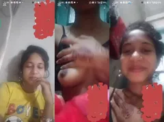 Shy Desi Girl Shows Boobs On VC